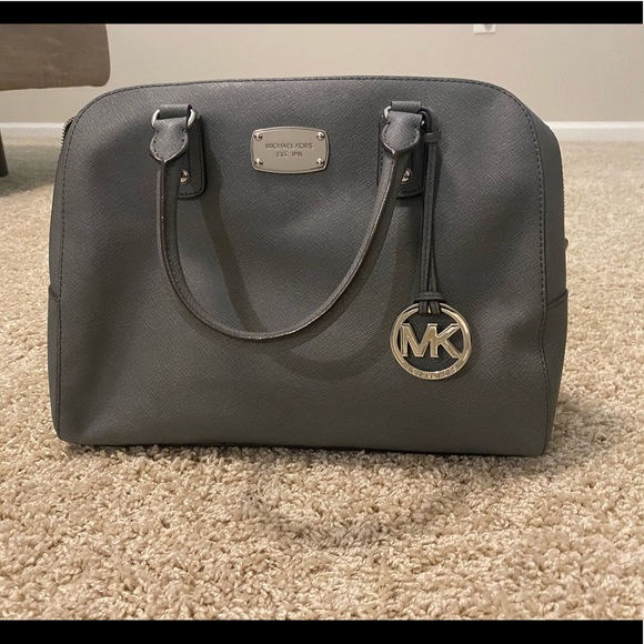 Michael Kors Handbags - Michael Kors Grey Satchel